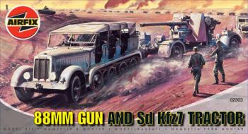 German 88mm Gun & Tractor #0