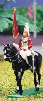 Mounted Life Guard Standard Bearer--single mounted figure #0