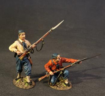Two Infantry Firing and Loading Set #11,11th Regiment New York Volunteer Infantry, The First Battle of Bull Run, 1861--two figures--RETIRED--LAST TWO!! #0