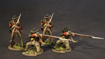 Four Line Infantry (#8), 12th Massachusetts Regiment, Continental Army--four figures--RETIRED--LAST ONE!! #0