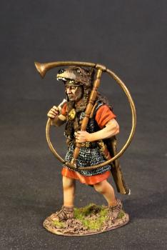 Cornucen #1 ("White Shield" Series, Red Robes), The Roman Army of the Late Republic -- Single Figure #0