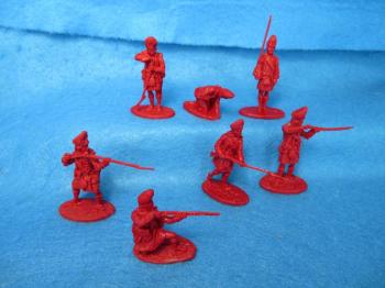 British Black Watch Highlander Grenadiers--seven figures in seven poses--THREE IN STOCK. #0