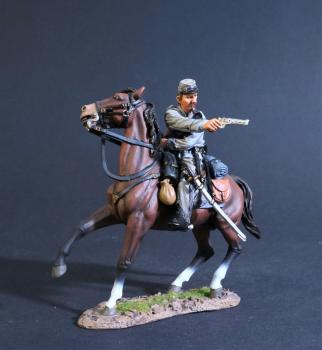 Cavalry Trooper #5, 1st Virginia Cavalry Regiment, The First Battle of Manassas, 1861, ACW--single Mounted Figure #3
