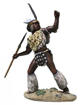 Zulu uThulwana Regiment Throwing Spear--single figure #2