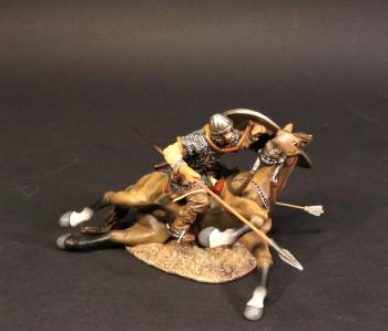 Crusader Knight Casualty (Cross on Kite Shield), The Crusades--single mounted figure under horse--RETIRED--LAST TWO!! #6