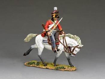 Scots Grey Charging with Sword--single mounted figure #9