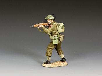 ‘Standing Firing’ with Sand base--single WWII British Tommy rifleman figure #0