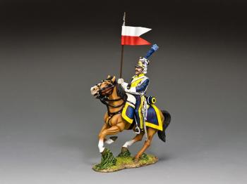 Vistula Lancer About to Charge--single mounted Polish figure #3