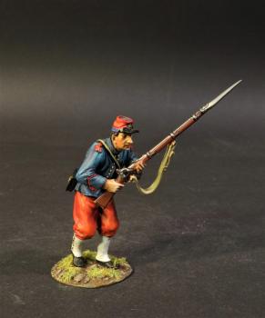 Line Infantry Marching (both hands on rifle, feet together), The 14th Regiment New York State Militia, The First Battle of Bull Run, 1861, The ACW--single figure #0
