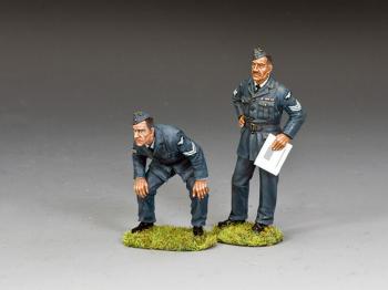 RAF NCO Inspectors--two WWII RAF figures #0