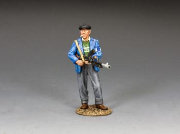 Maquisard with Bren Gun--single WWII French resistance figure #0