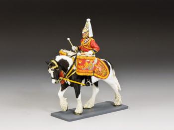 The Life Guards Drum Horse HECTOR--single mounted figure #0