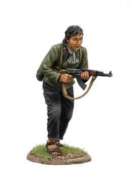 Viet Cong Female with AK47--single figure #0