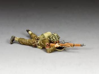 The Sniper--single WWII British Tommy rifleman figure #0