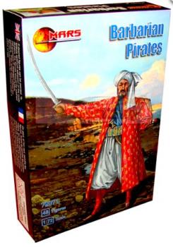 Barbarian Pirates--48 unpainted Barbary(?) pirate figures in 12 poses--LAST TWO! #0