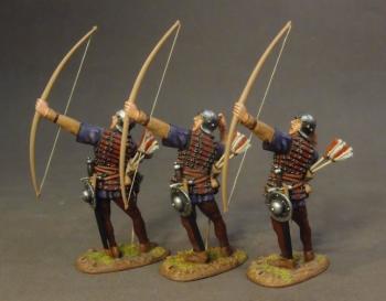 Three Yorkist Archers #4, The Battle of Bosworth Field, 1485, The Wars of the Roses, 1455-1487—three figures #10