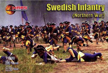 1/72 Northern War Swedish Infantry--48 figures--LAST ONE!! #0