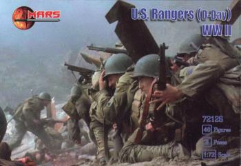 1/72 WWII U.S. Rangers D-Day--40 figures in 8 poses--TWO IN STOCK. #9