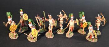 Tlaxcaltec Warriors Booster Set, The Tlaxcaltecs, The Conquest of America—ten figures #8