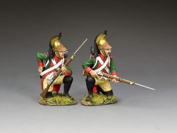 Kneeling Foot Dragoons Set, Dragons a Pied--two figures #18