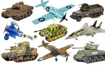 Die-cast, Tanks and Planes