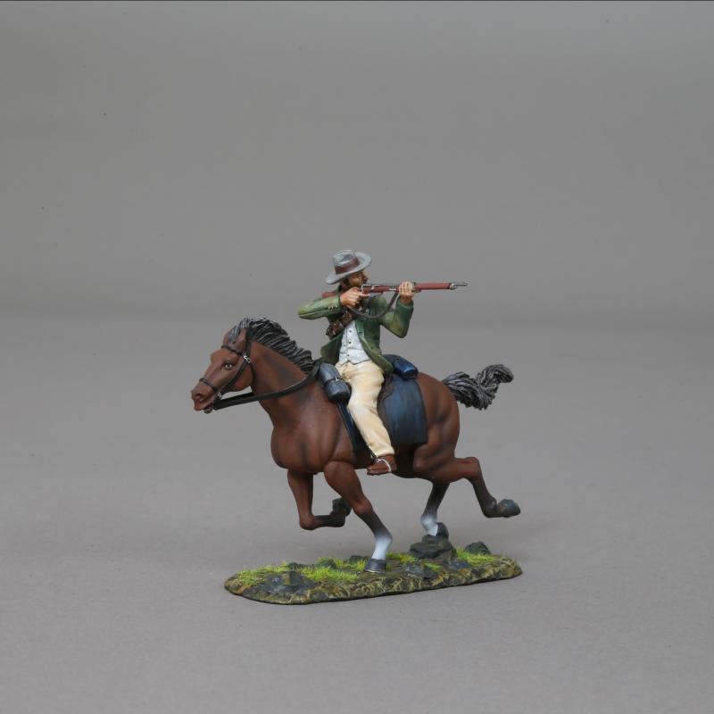 Mounted Boer Commando Firing to His Left--single mounted figure--LAST ONE!! #1