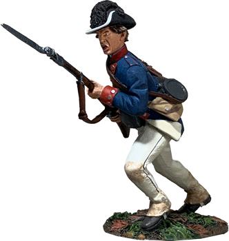 Image of Legion of the United States (Wayne’s Legion) Infantryman Running, 1794, No.2--single figure