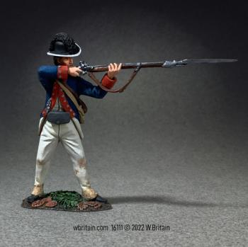 Image of Legion of the United States (Wayne’s Legion) Infantryman Standing Firing, 1794--single figure