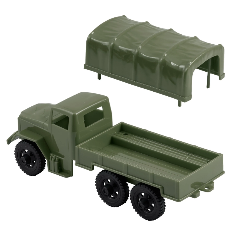 TimMee Plastic Army Men Trucks--M34 Deuce and a Half Cargo Vehicles (OD Green) #4