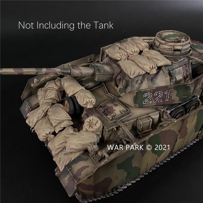 Sandbag of Panzer IV H--4 pieces exclusively fitting the War Park Panzer IV H #1