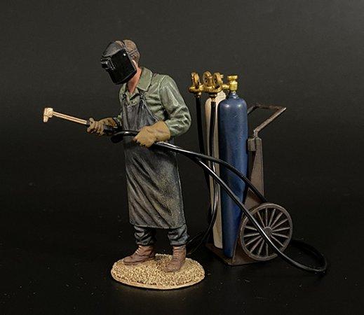 Cutter & Gas Cylinders, Battle of Kursk--single figure with gas cylinders on separate dolly #2