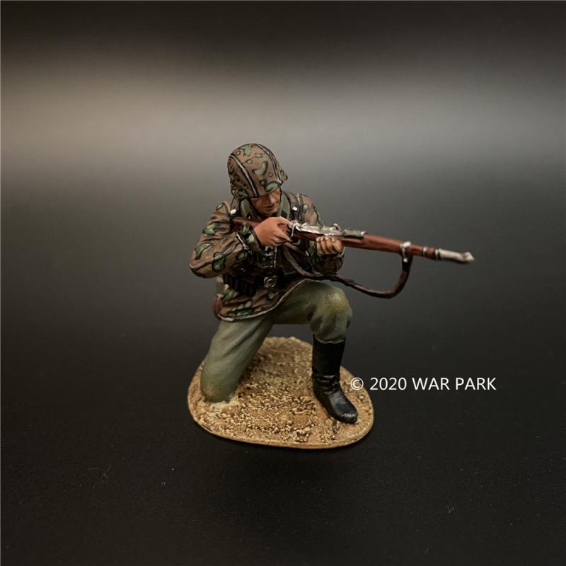Figurine War Park Miniatures - Soldat Allemand Agenouillé MG42 - Bataille Koursk KU047