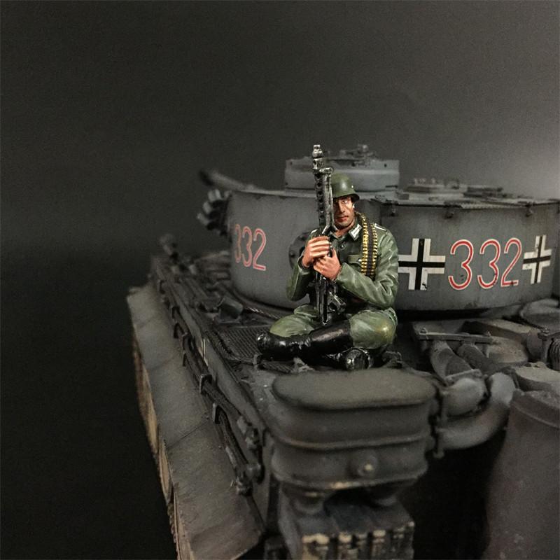 Wehrmacht Tank Rider with MG34 #3 (seated), Battle of Kursk--single figure #3