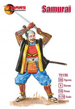 Image of Samurai--36 plastic figures and 6 horse figures in 10 poses--LAST ONE!
