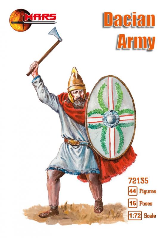 1/72 scale Dacian Army--44 plastic figures in 16 poses #1