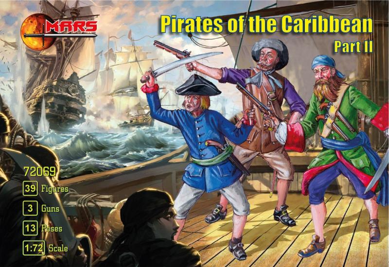 1/72 Pirates of the Caribbean, Part II--39 figures in 13 poses and 3 guns #1