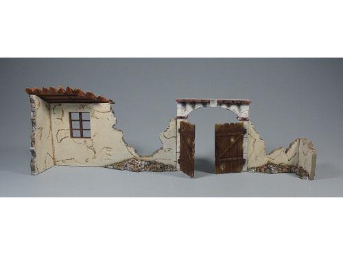 The Broken Courtyard Wall--six pieces--14.5 in. L x 3 in.W x 4.5 in. H #3