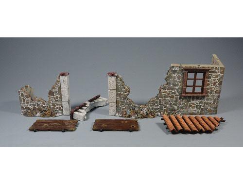The Broken Courtyard Wall--six pieces--14.5 in. L x 3 in.W x 4.5 in. H #5