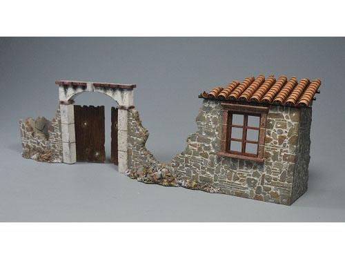 The Broken Courtyard Wall--six pieces--14.5 in. L x 3 in.W x 4.5 in. H #1