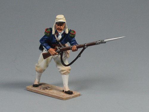 French Foreign Legionaire Crouching Looking Around--single figure #1