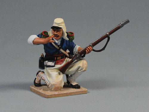 French Foreign Legionaire Kneeling and Shouting--single figure #1