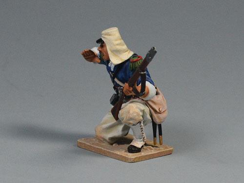 French Foreign Legionaire Kneeling and Shouting--single figure #2