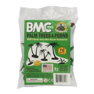 BMC Classic Marx Palm Trees & Jungle Ferns--16 piece plastic playset accessories #5