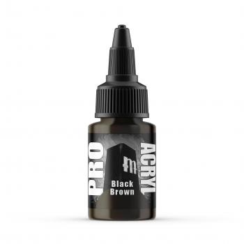 Pro Acryl Black Brown--22 mL bottle #0