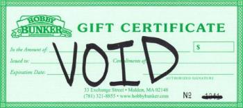Image of Gift Certificate--Two Hundred Dollars