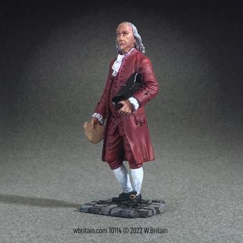 Image of Benjamin Franklin, American Statesman--single figure