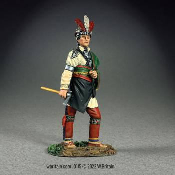 Image of Chief Joseph Brant (Thayendanegea), 1776--single Mohawk figure