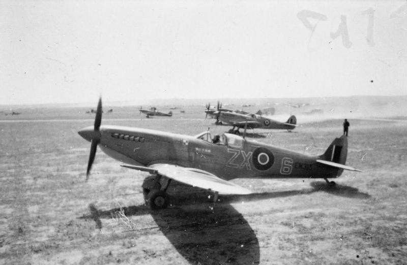 Supermarine Spitfire MK IXc, EN315 ZX-6, Sqn. Ldr. Stansislaw Skalski, The Polish Fighting Team (Skalski's Circus), No. 145 Sqn. Gourbrine Airfield, Tunisia, Spring, 1943, WWII #5