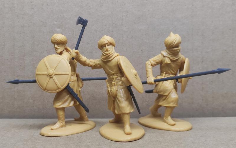 Arab Spearmen (Medieval)--9 figures #2