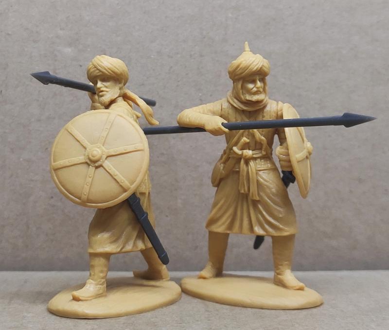 Arab Spearmen (Medieval)--9 figures #6